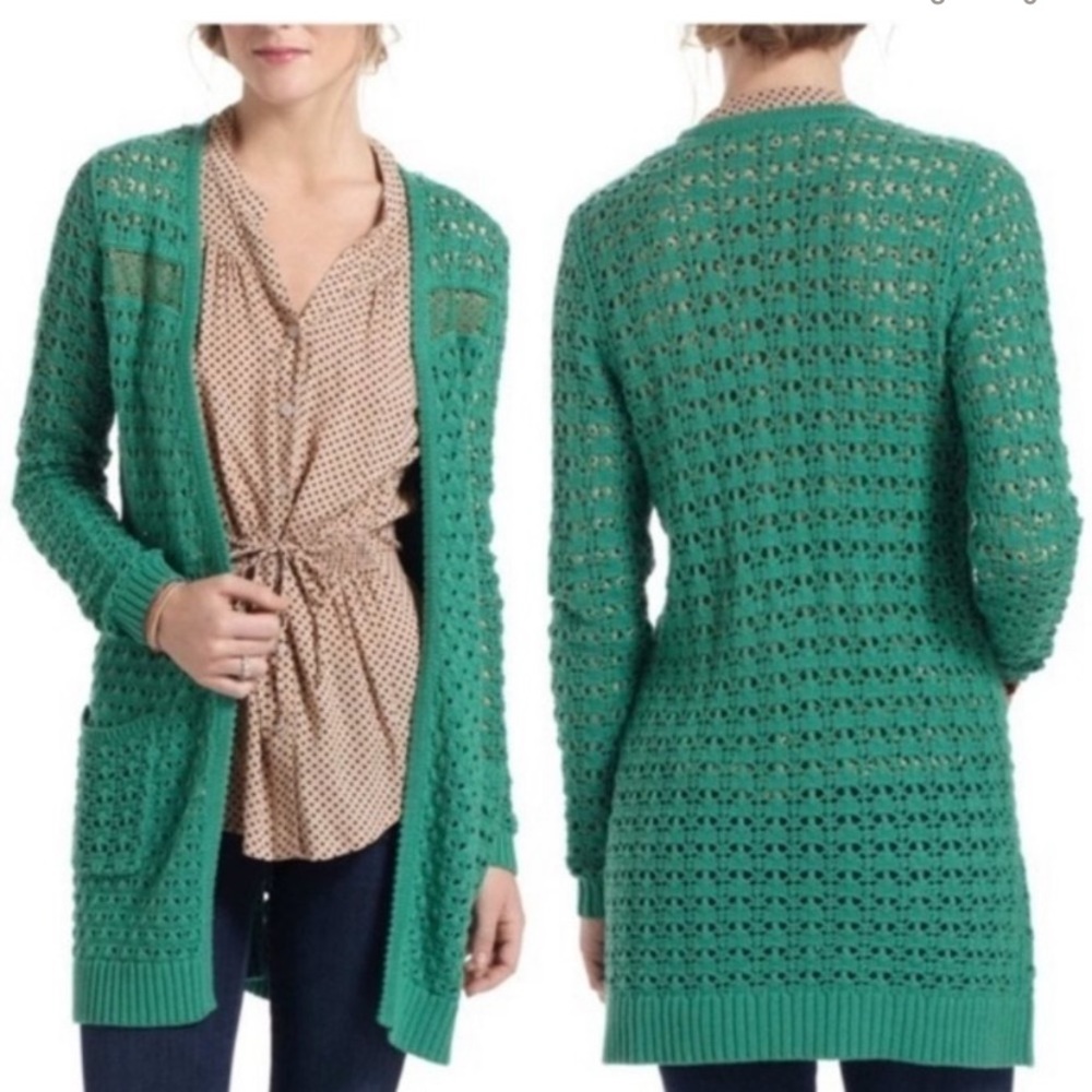 2/$20 Far Away From Close (Anthro) Blythe Eyelet Cardigan
